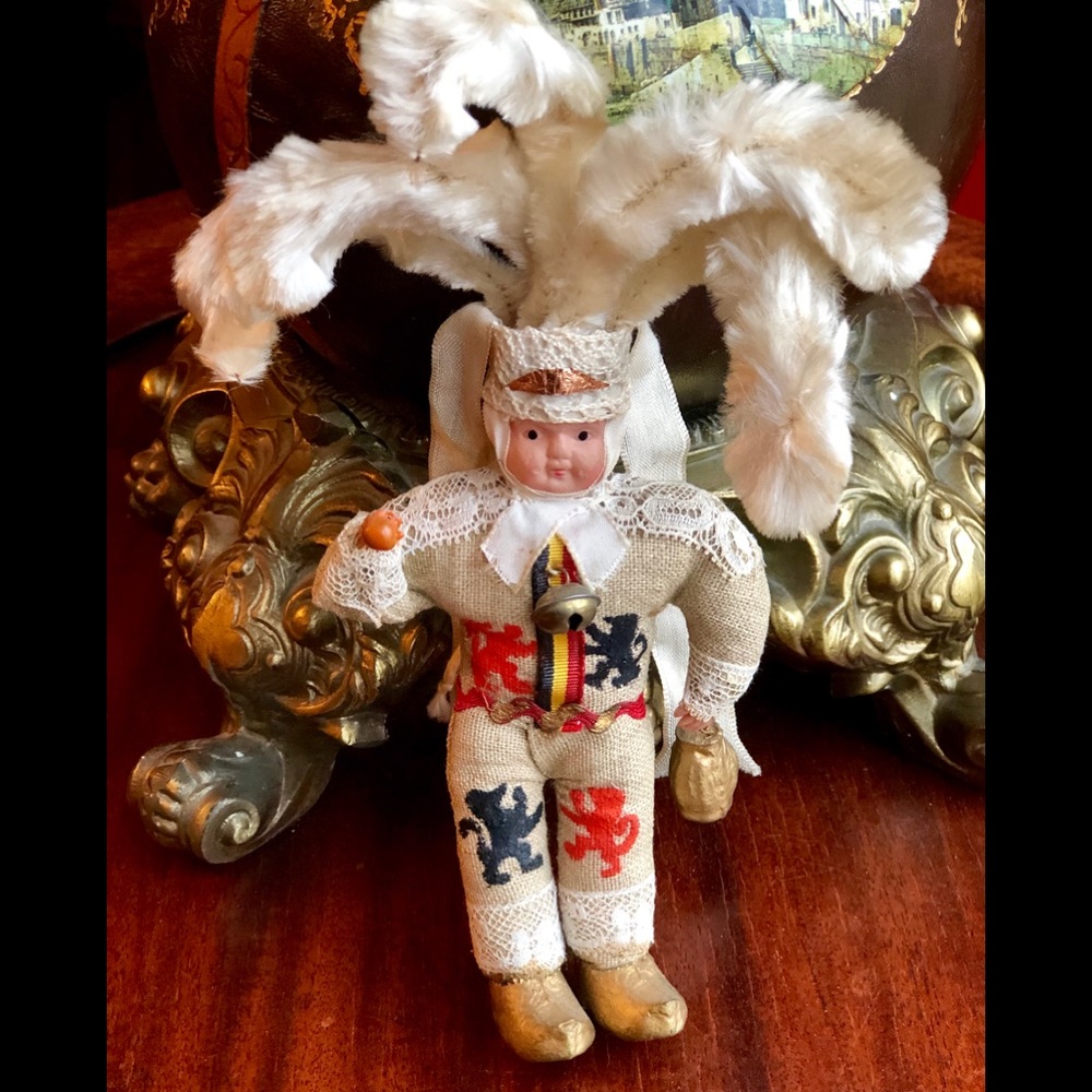 Vintage festival boy little doll